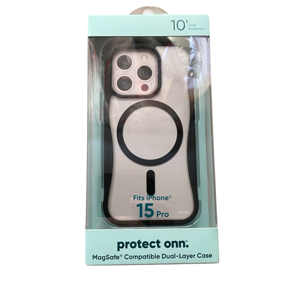 ONN MagSafe Compatible Dual-Layer Case iPhone 15 Pro FREE with Bundle purchase